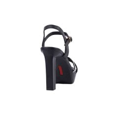 Sandal Cao Gót Hạnh Dung Quai Phối Xoàn Mảnh HD27193BI
