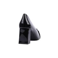 Giày Cao Gót Hạnh Dung Phối Lắc Khóa HD27201BI