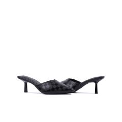 Dép Bít Mũi Hạnh Dung Họa Tiết Caro HD27205BI