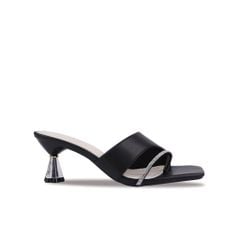 Dép Cao Gót Hạnh Dung Xỏ Ngón Cách Điệu HD27219BI