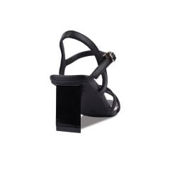 Sandal Cao Gót Hạnh Dung Dây Mảnh Xỏ Ngón HD27224BI
