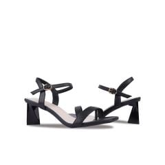 Sandal Cao Gót Hạnh Dung Bản Dây Xỏ Ngón HD27226BI