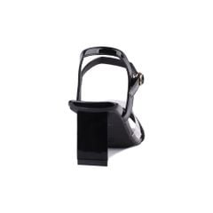 Sandal Cao Gót Hạnh Dung Phối Dây Trong HD27228BI