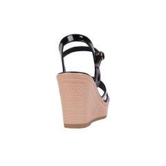 Sandal Xuồng Hạnh Dung Quai Đính Xoàn HD27236BI