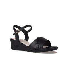 Sandal Xuồng Hạnh Dung Quai Bản Gợn Sóng HD27241BI