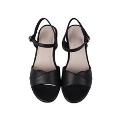 Sandal Xuồng Hạnh Dung Quai Bản Gợn Sóng HD27241BI