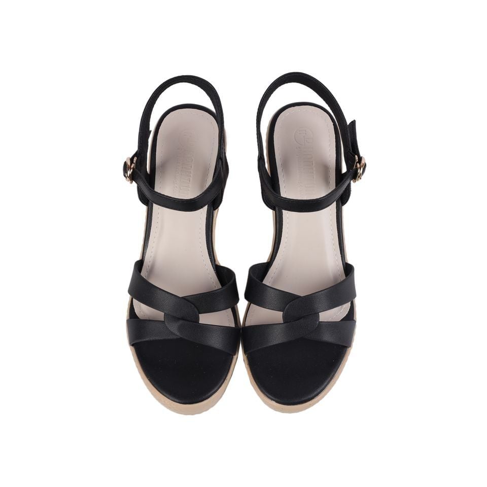 Sandal Xuồng Hạnh Dung Quai Đan Chéo Thanh Lịch HD27247BI
