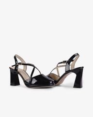 Sandal Cao Gót Hạnh Dung Dây Đan Chéo HD27257BI