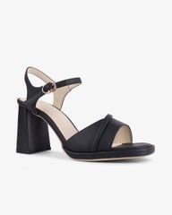 Sandal Cao Gót Hạnh Dung Gót Trụ Quai Ngang Chéo HD27260BI