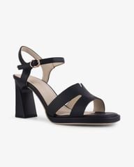 Sandal Cao Gót Hạnh Dung Quai Chữ H Gót Cách Điệu HD27261BI