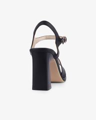 Sandal Cao Gót Hạnh Dung Quai Chữ H Gót Cách Điệu HD27261BI