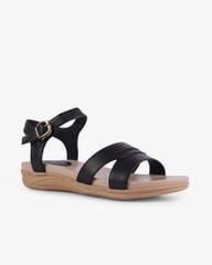 Sandal Xẹp Hạnh Dung Quai Khoét Thanh Lịch HD27264BI