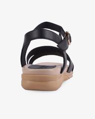 Sandal Xẹp Hạnh Dung Quai Khoét Thanh Lịch HD27264BI