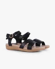 Sandal Xẹp Hạnh Dung Quai Khoét Thanh Lịch HD27264BI