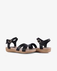 Sandal Xẹp Hạnh Dung Quai Khoét Thanh Lịch HD27264BI