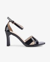 Sandal Cao Gót Hạnh Dung Bít Hậu Quai Bóng HD27267BI