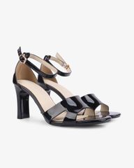 Sandal Cao Gót Hạnh Dung Bít Hậu Quai Bóng HD27267BI