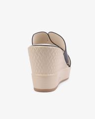 Dép Đế Xuồng Hạnh Dung Chéo Đắp HD27268BI