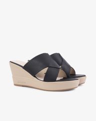 Dép Đế Xuồng Hạnh Dung Chéo Đắp HD27268BI