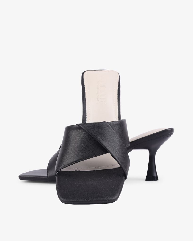 Dép Cao Gót Hạnh Dung Gót Nhọn Quai Thanh Lịch HD27271BI