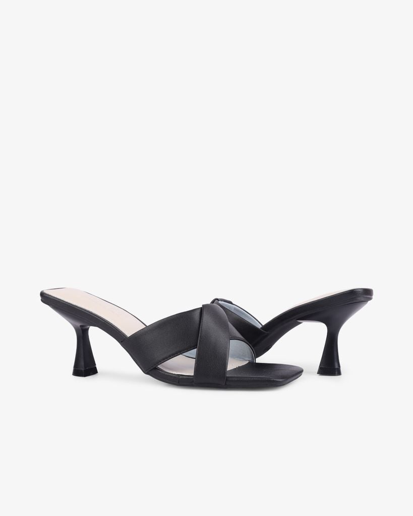 Dép Cao Gót Hạnh Dung Gót Nhọn Quai Thanh Lịch HD27271BI