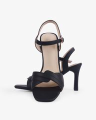 Sandal Cao Gót Hạnh Dung Quai Bản Cách Điệu HD27273BI
