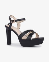 Sandal Cao Gót Hạnh Dung Mũi Đúp Thanh Lịch HD27278BI