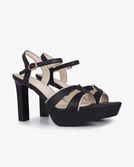 Sandal Cao Gót Hạnh Dung Mũi Đúp Thanh Lịch HD27278BI