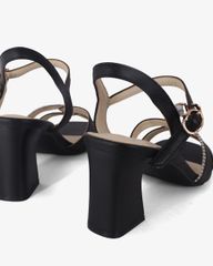 Sandal Cao Gót Hạnh Dung Quai Xoàn Xoắn HD27279BI