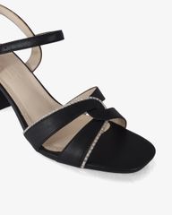 Sandal Cao Gót Hạnh Dung Quai Xoàn Xoắn HD27279BI