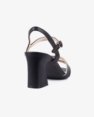 Sandal Cao Gót Hạnh Dung Quai Xoàn Xoắn HD27279BI