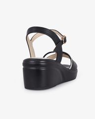 Sandal Đế Xuồng Hạnh Dung Quai Bản Dây Xoàn HD27285BI