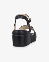 Sandal Đế Xuồng Hạnh Dung Bản Đắp Khóa HD27287BI