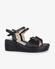 Sandal Đế Xuồng Hạnh Dung Bản Đắp Khóa HD27287BI