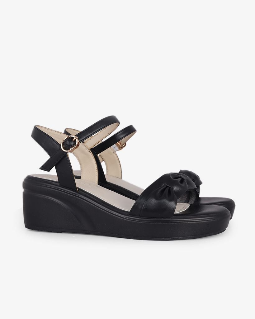 Sandal Đế Xuồng Hạnh Dung Bản Ngang Luồn HD27288BI