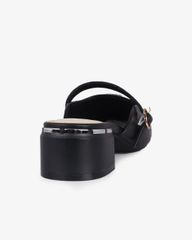 Dép Bít Mũi Hạnh Dung Mũi Vuông Thanh Lịch HD27291BI