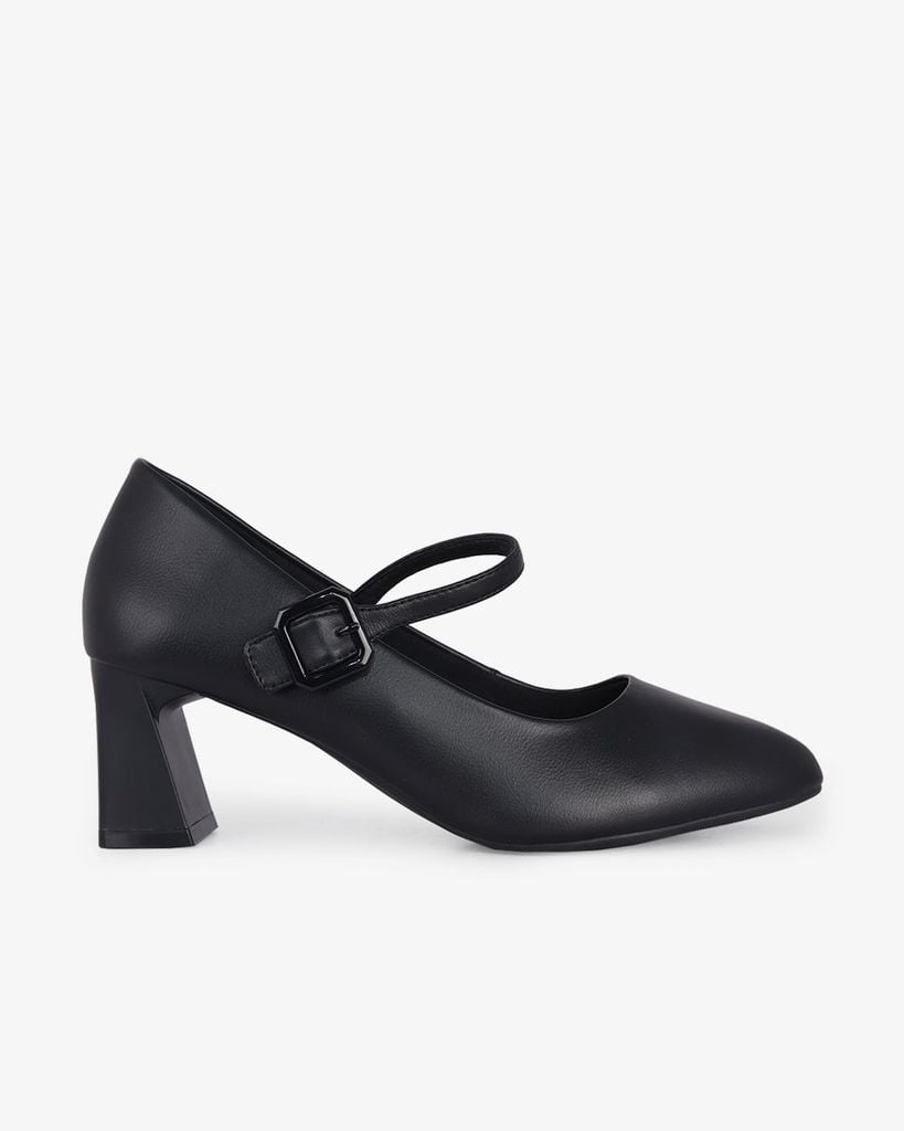 Giày Cao Gót Hạnh Dung Bít Mũi Hậu Dán HD27292BI