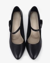 Giày Cao Gót Hạnh Dung Bít Mũi Hậu Dán HD27292BI