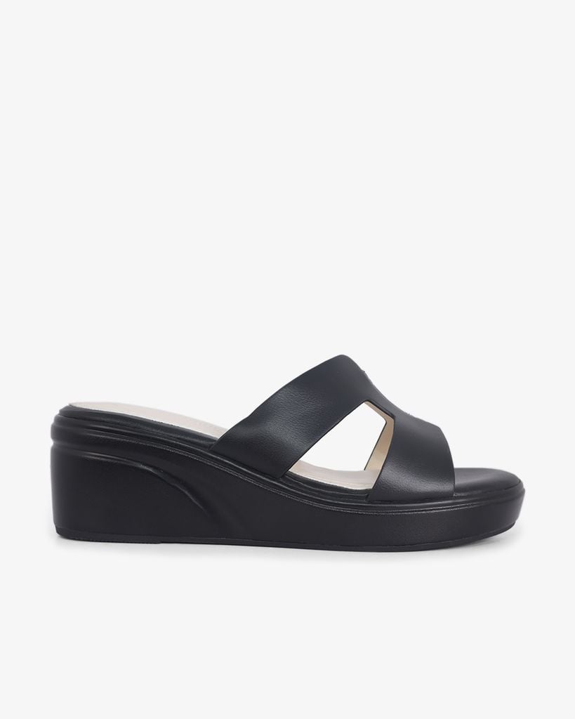 Dép Đế Xuồng Hạnh Dung Quai Chữ H Nối Chỉ HD27296BI