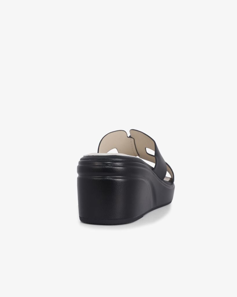 Dép Đế Xuồng Hạnh Dung Quai Chữ H Nối Chỉ HD27296BI