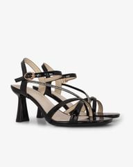 Sandal Cao Gót Hạnh Dung Quai Mảnh Đính Xoàn HD27303BI