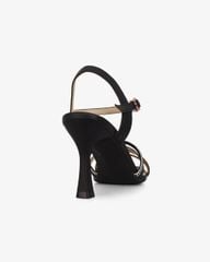 Sandal Cao Gót Hạnh Dung Nhiều Dây Chéo HD27304BI