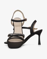 Sandal Cao Gót Hạnh Dung Nhiều Dây Chéo HD27304BI