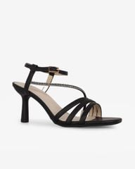 Sandal Cao Gót Hạnh Dung Nhiều Dây Mảnh Gót Nhọn HD27305BI