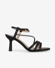 Sandal Cao Gót Hạnh Dung Nhiều Dây Mảnh Gót Nhọn HD27305BI