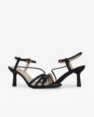 Sandal Cao Gót Hạnh Dung Nhiều Dây Mảnh Gót Nhọn HD27305BI