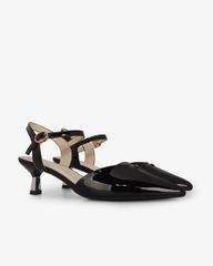 Sandal Cao Gót Hạnh Dung Bít Mũi Nhọn HD27312BI