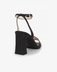 Sandal Cao Gót Hạnh Dung  Quai Ngang Bản Lớn HD27316BI