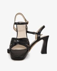Sandal Cao Gót Hạnh Dung Quai Bản Chéo HD27319BI