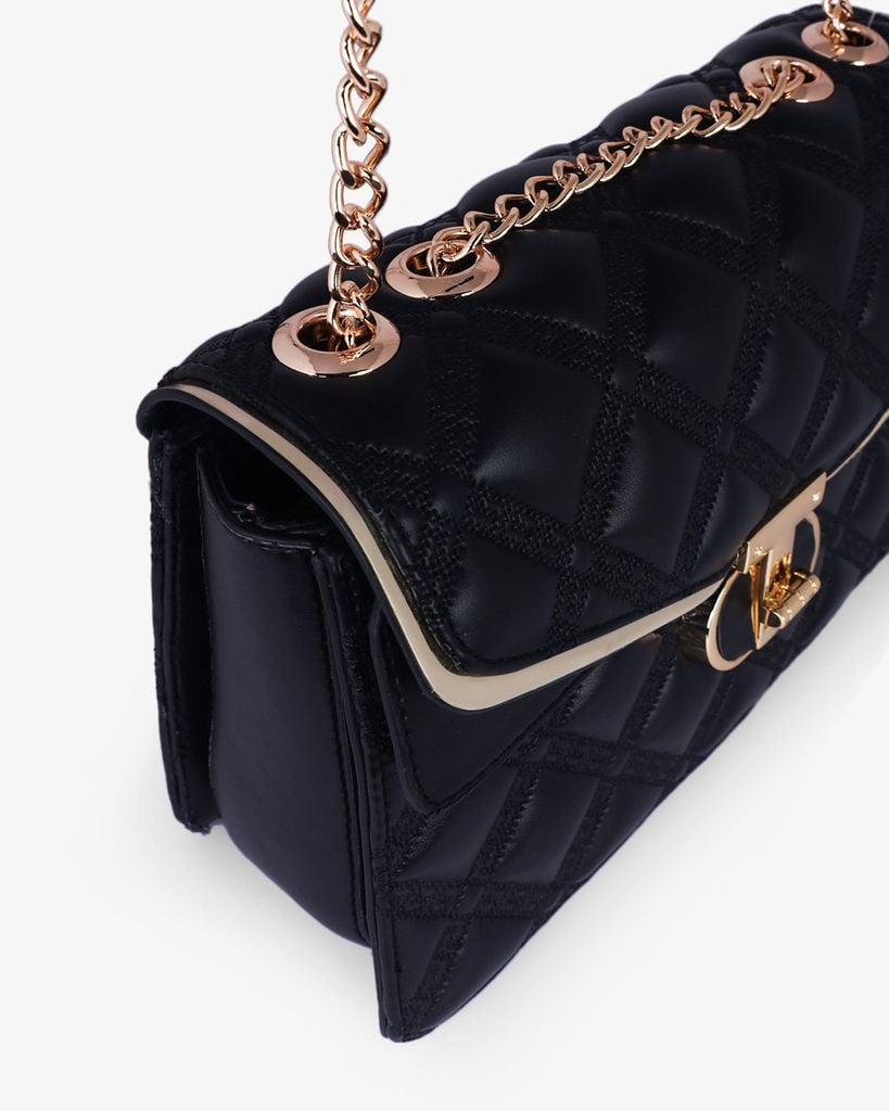 Túi Đeo Vai Hạnh Dung Dây Xích Phối Viền HD2830BC